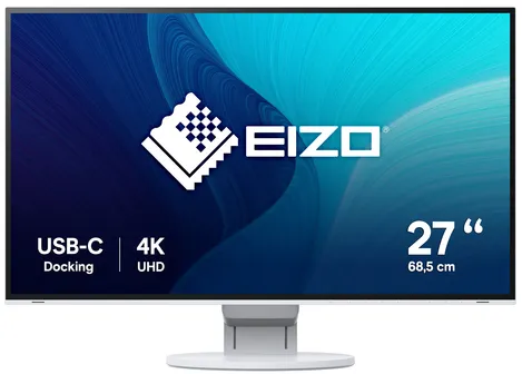 EIZO FlexScan EV2785-WT LED display 68,6 cm (27") 3840 x 2160 pixels 4K Ultra HD Blanc