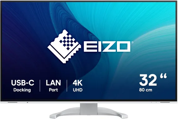 EIZO FlexScan EV3240X-WT LED display 80 cm (31.5") 3840 x 2160 pixels 4K Ultra HD LCD Blanc