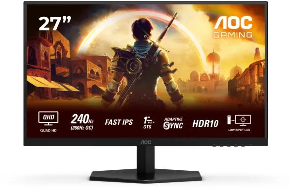 AOC Q27G42ZE écran plat de PC 68,6 cm (27") 2560 x 1440 pixels Wide Quad HD LCD Noir