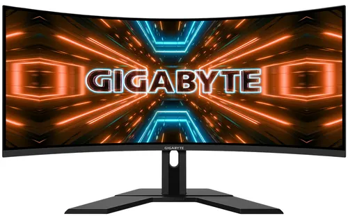 GIGABYTE G34WQC A Moniteur de jeu incurvé 34" WQHD - 3440 x 1440, 1500R, 144Hz, 1ms, 350 cd/m², FreeSync Premium, Display HDR400, HDMI 2.0, DisplayPort 1.4