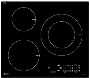Sauter SPI6361B plaque Noir Intégré 60 cm Plaque avec zone à induction