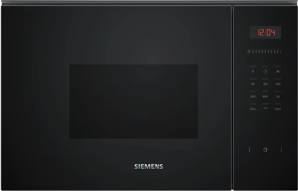 Siemens iQ300 BE523LMB1F micro-onde Noir Micro-ondes grill Intégré 20 L 800 W