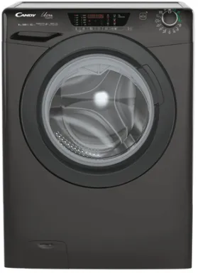 Candy Ultra Hygiene HE1584TWMBB6-S machine à laver Charge avant 8 kg 1500 tr/min Noir