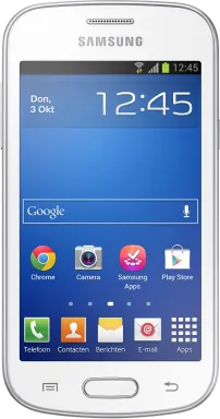 Samsung Galaxy Trend Lite GT-S7390 10,2 cm (4") SIM unique Android 4.1.2 3G Micro-USB B 4 Go 1500 mAh Blanc