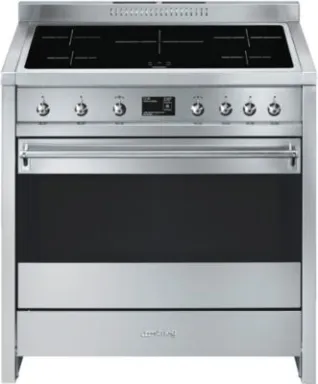 Smeg A1PYID-9 four et cuisinière Electrique Plaque avec zone à induction Acier inoxydable A+