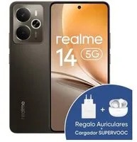 realme 14 5G 16,9 cm (6.67") Double SIM Android 15 USB Type-C 12 Go 256 Go 6000 mAh Titane