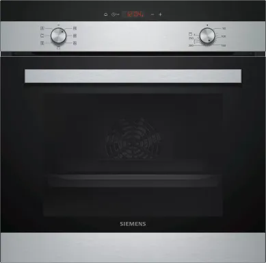 Siemens iQ100 HB113FBS1 four 66 L Noir, Acier inoxydable