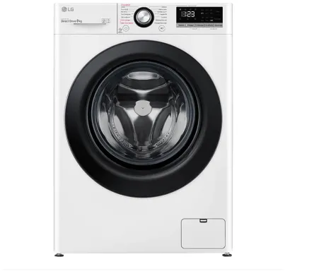 LG F94V35WHS machine à laver Charge avant 9 kg 1360 tr/min Blanc