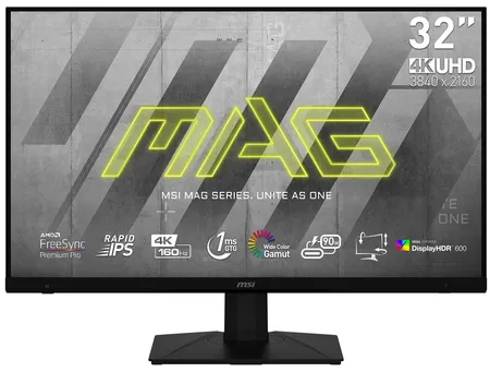 MSI MAG 323UPFDE écran plat de PC 81,3 cm (32") 3840 x 2160 pixels 4K Ultra HD Noir