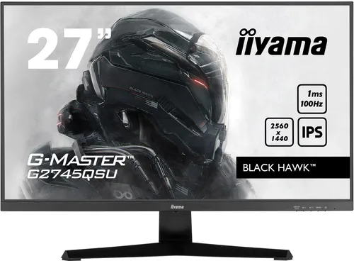 iiyama G-MASTER G2745QSU-B1 écran plat de PC 68,6 cm (27") 2560 x 1440 pixels Dual WQHD LED Noir