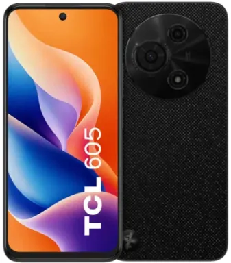 TCL 605 17 cm (6.7") Double SIM Android 15 4G USB Type-C 8 Go 256 Go 5200 mAh Noir
