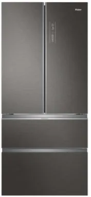 Haier FD 83 Serie 7 HB18FGSAAA frigo américain Pose libre 539 L E Argent, Titane