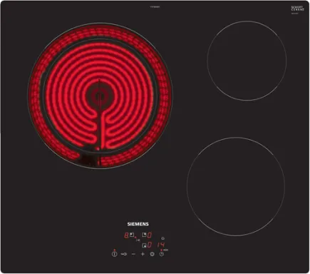 Siemens iQ300 ET61RBKB8H plaque Noir Intégré 60 cm Plaque avec zone à induction 3 zone(s)