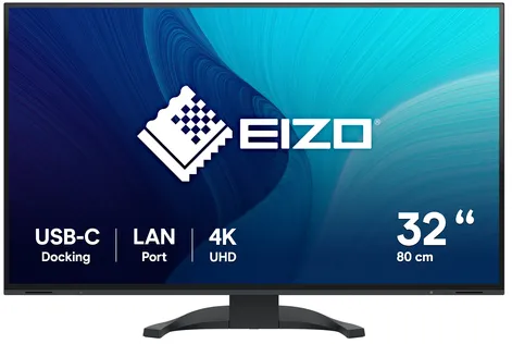 EIZO FlexScan EV3240X-BK LED display 80 cm (31.5") 3840 x 2160 pixels 4K Ultra HD Noir