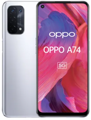 OPPO A74 5G 16,5 cm (6.5") Double SIM Android 11 USB Type-C 6 Go 128 Go 5000 mAh Argent