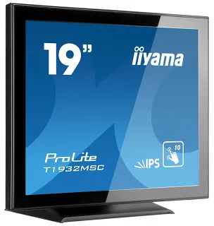 iiyama ProLite T1932MSC-B5X écran plat de PC 48,3 cm (19") 1280 x 1024 pixels LED Écran tactile Dessus de table Noir