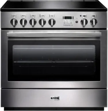 Falcon Professional+ FX 90 Cuisinière Electrique Plaque avec zone à induction Chrome, Acier inoxydable A