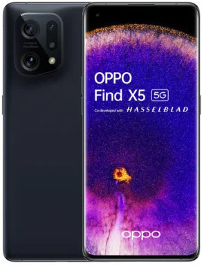 OPPO Find X5 16,6 cm (6.55") Double SIM Android 12 5G USB Type-C 8 Go 256 Go 4800 mAh Noir