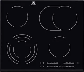 Electrolux EHF6547FOK Noir Intégré 60 cm Céramique 4 zone(s)