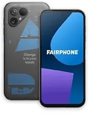 Fairphone 5 16,4 cm (6.46") Double SIM Android 13 5G USB Type-C 8 Go 256 Go 4200 mAh Transparent