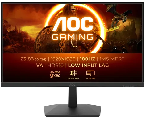 AOC G1 24G15N2 écran plat de PC 60,5 cm (23.8") 1920 x 1080 pixels Full HD LCD Noir