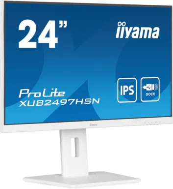 iiyama ProLite XUB2497HSN-W1 écran plat de PC 60,5 cm (23.8") 1920 x 1080 pixels Full HD LED Blanc