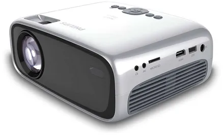 Philips NeoPix Easy 2+ vidéo-projecteur Projecteur à focale courte LCD 720p (1280x720) Noir, Argent