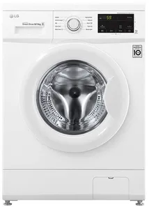 LG F4J3TM5WD machine à laver avec sèche linge Pose libre Charge avant Blanc E