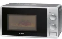Bomann MW 6014 CB Argent Micro-onde simple Comptoir 20 L 700 W
