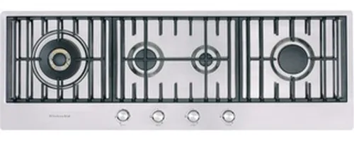 KitchenAid KHSD4 11380 plaque Acier inoxydable Intégré Gaz 4 zone(s)