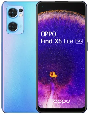 OPPO Find X5 Lite 16,3 cm (6.43") Double SIM Android 11 5G USB Type-C 8 Go 256 Go 4500 mAh Bleu