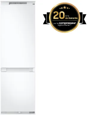 Samsung Réfrigérateur combiné intégrable, 267 L - E - BRB80F26DES0