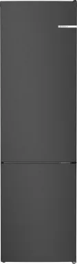 Bosch Serie 4 KGN392XCF réfrigérateur-congélateur Pose libre 363 L C Noir