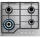 Electrolux Serie 300 KGG64362S Acier inoxydable Intégré 60 cm Gaz 4 zone(s)