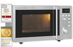 Exquisit MW 800 G-3 Inox Gris Micro-onde combiné Comptoir 20 L 800 W