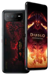 ASUS ROG Phone 6 Diablo Immortal Edition 17,2 cm (6.78") Double SIM Android 12 5G USB Type-C 16 Go 512 Go 6000 mAh Noir, Rouge