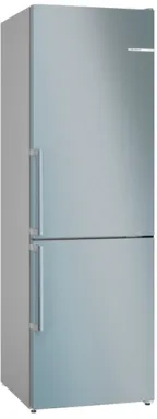 Bosch Serie 4 KGN36VLDT réfrigérateur-congélateur Pose libre 321 L D Acier inoxydable