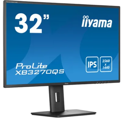 iiyama ProLite XB3270QS-B5 écran plat de PC 80 cm (31.5") 2560 x 1440 pixels Wide Quad HD LED Noir