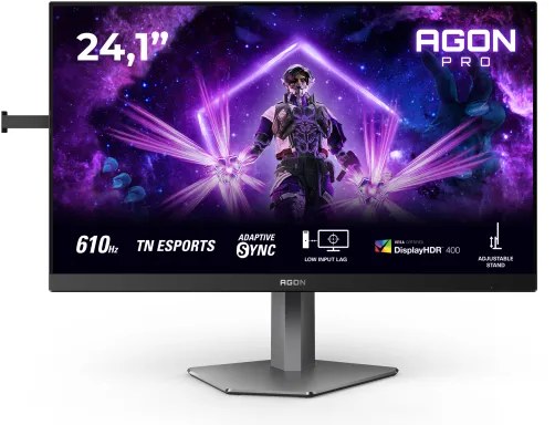 AOC G2 AG246FK6 écran plat de PC 61,2 cm (24.1") 1920 x 1080 pixels Full HD LED Noir, Gris