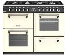 Stoves Richmond S1100 DF DeLuxe Cuisinière Electrique Gaz Noir, Crème A