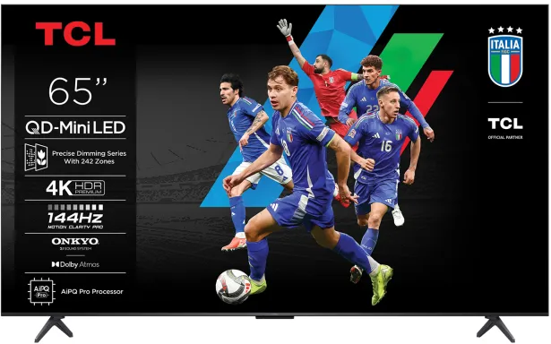 TCL 65C69K TV 165,1 cm (65") 4K Ultra HD Smart TV Wifi Métallique