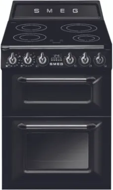 Smeg Victoria TR62IBL2 four et cuisinière Electrique Plaque avec zone à induction Noir A