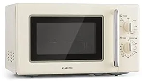 Klarstein Caroline Comptoir Micro-ondes grill 20 L 700 W Crème