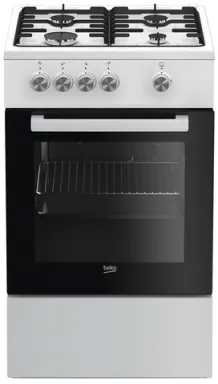 Beko FSG52000DWC four et cuisinière Gaz Blanc