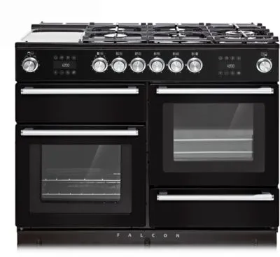 Falcon Nexus Steam 110 ​Mixte Cuisinière Electrique Combi Noir, Chrome A