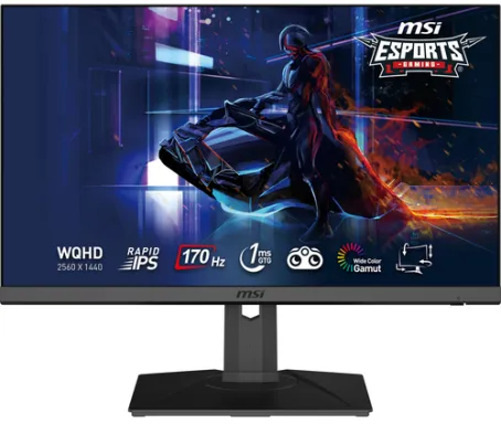 MSI G272QPF écran plat de PC 68,6 cm (27") 2560 x 1440 pixels Wide Quad HD Noir