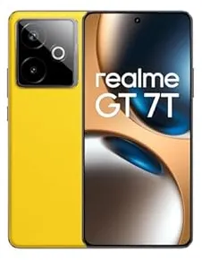 realme GT 7T 17,3 cm (6.8") Double SIM Android 15 5G USB Type-C 12 Go 256 Go 7000 mAh Jaune