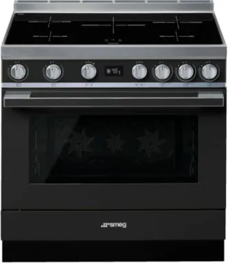 Smeg CPF9IPAN four et cuisinière Electrique Plaque avec zone à induction Anthracite A+