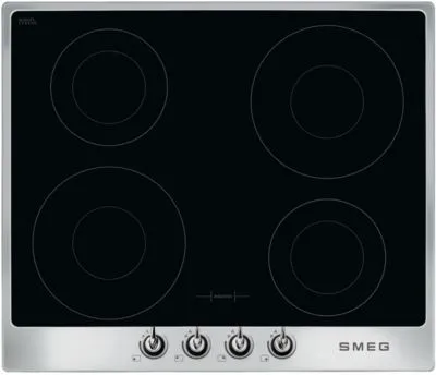 Smeg Victoria SI964XM plaque Acier inoxydable Intégré 60 cm Plaque avec zone à induction 4 zone(s)