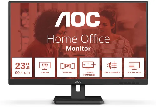 AOC 24E3UM écran plat de PC 61 cm (24") 1920 x 1080 pixels Full HD Noir